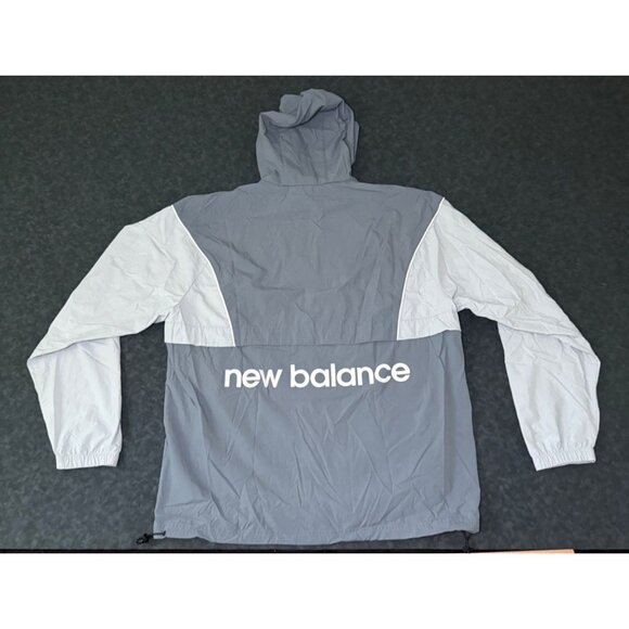 New Balance Athletics Ocean Grey Lightweight Windbreaker Size L - Picture 5 of 6